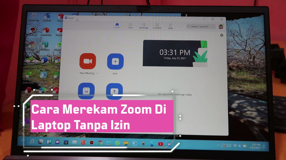 Cara Merekam Zoom Tanpa Izin Host