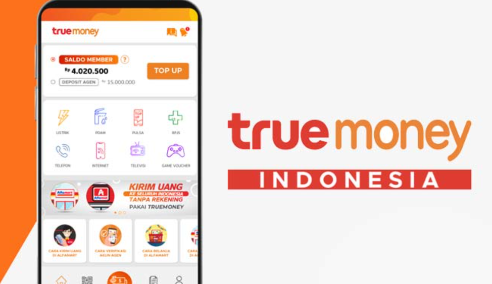 Transfer Menggunakan Aplikasi TrueMoney Indonesia