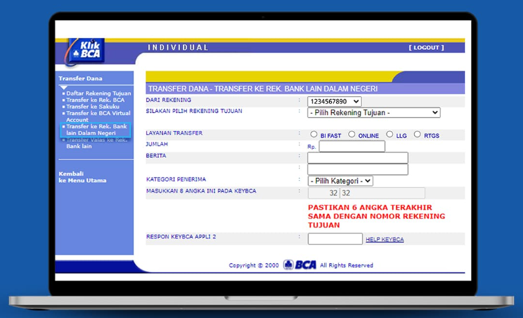 Melakukan Pembayaran Melalui Internet Banking BCA