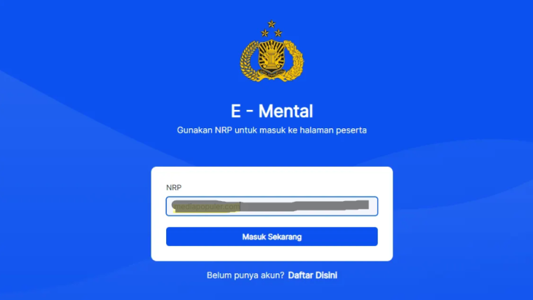 Cara Login Ke Portal E-Mental Polri